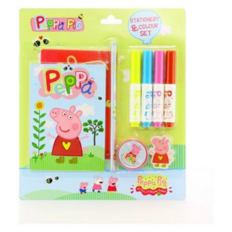 Peppa Pig Stationery and Colouring Set Argos