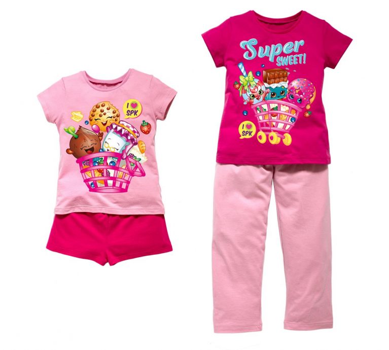 Shopkins Pyjamas pj's Argos