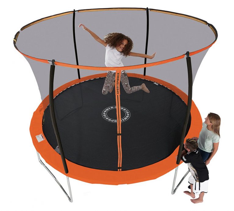 Sportspower 10ft Trampoline With Folding Enclosure
